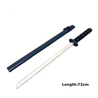 Épée en bois de 72cm pour enfants, jouets d'entraînement, Cosplay Katana, vacances, cadeaux bon marché