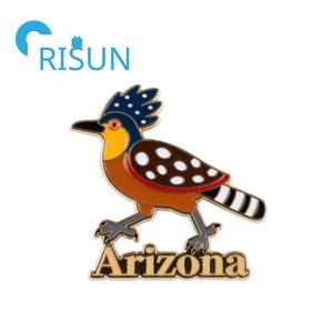 Factory Road Runner Desert Esmalte Mochila Pins Broches Road Runner Bird Lapel Pin Custom Roadrunner Hard Esmalte Pin Badge - Product Image 5