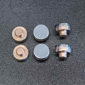 Contacts bimétalliques Cuivre-Tungstène (CuW) pour avertisseurs sonores de voiture, rivets de contact électrique personnalisés, points de contact électriques en tungstène - Product Image 1