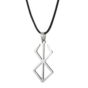 Paslanmaz Çelik Altın Kaplama Berserk Kolye Kılıç Logosu Kolye Uçları Gerdanlık Çılgın Savaşçı İskandinav Viking Mitolojisi Unisex Zincir - Product Image 2