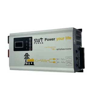 อินเวอร์เตอร์ไฮบริดนอกตาราง 3KW Mppt 48v เครื่องชาร์จอินเวอร์เตอร์ 120 240 โวลต์เอาต์พุตเฟสแยกพลังงานแสงอาทิตย์