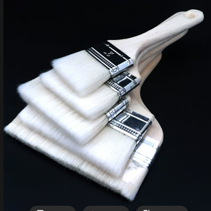Spazzola con Setole Morbide in Lana Senza Perdita di Pelo, Manico Ergonomico in Legno Massello con Ghiera in Ferro per Pareti/Mobili - Ingrosso Fabbrica - Product Image 4