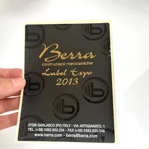 Luxury Black Gold Foil Emboss Glossy UV BOPP Wine Bottle Adhesive Vinyl Label Sticker Custom Factory 2023