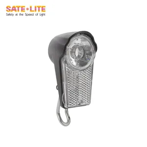 Fabriek Directe Sate-Lite 15lux Ebike Licht Elektrische Fiets Koplamp E-Scooter Licht Dynamo Led Koplamp Voor Fiets