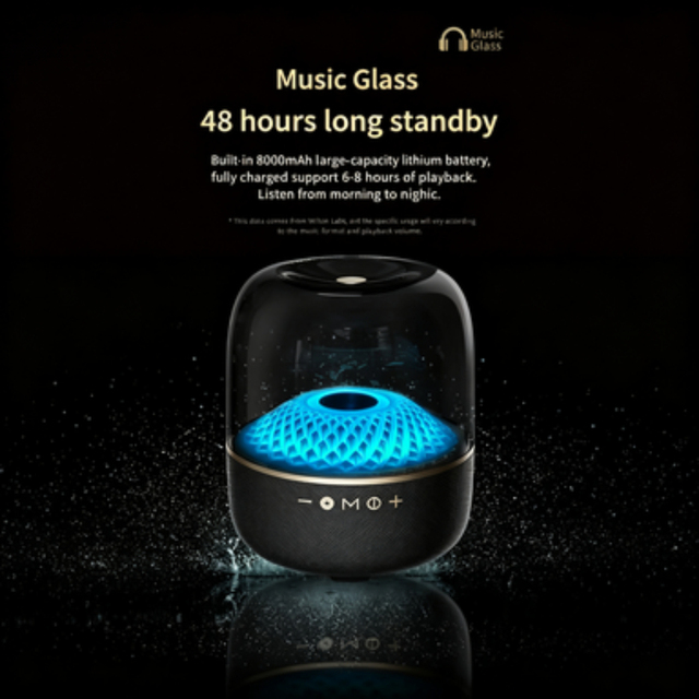 Wireless Speaker 4 Plus 1 Channel Surround Stereo Low Distortion Atmosphere Lamp Indoor Outdoor Universal Music Box