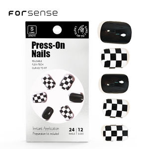 Forsense, marque privée, <span class=keywords><strong>faux</strong></span> <span class=keywords><strong>ongles</strong></span> en boîte, <span class=keywords><strong>kit</strong></span> d'<span class=keywords><strong>ongles</strong></span> <span class=keywords><strong>à</strong></span> pression de qualité supérieure avec colle et lime, fournisseur de gros de <span class=keywords><strong>faux</strong></span> <span class=keywords><strong>ongles</strong></span> au design personnalisé - Product Image 2