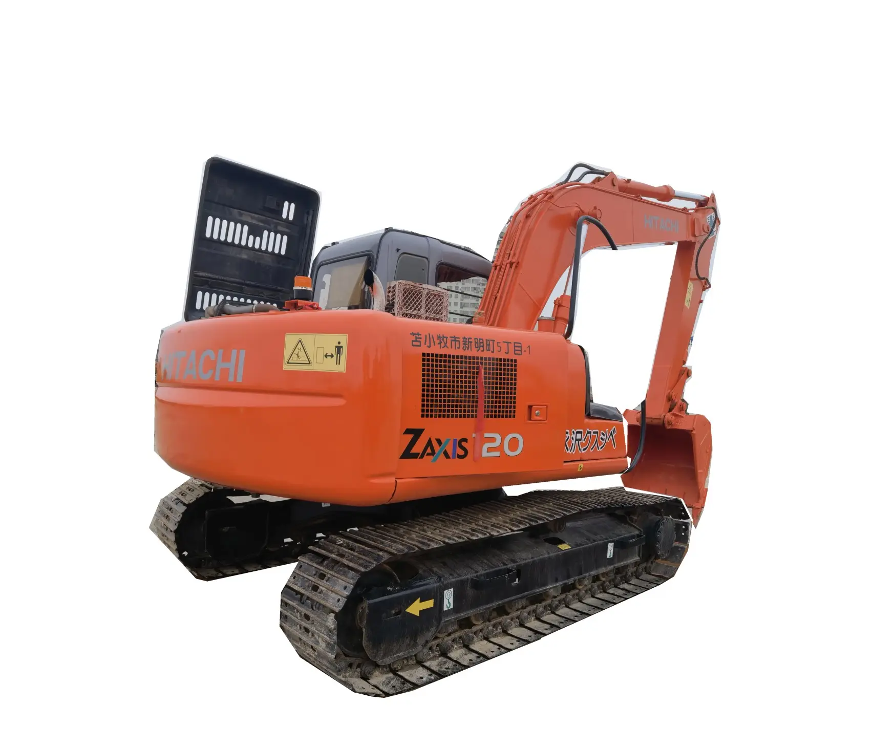 Escavatore hitachi ZX120 usato escavatore cingolato Hitachi ZX120 di seconda mano per la vendita calda