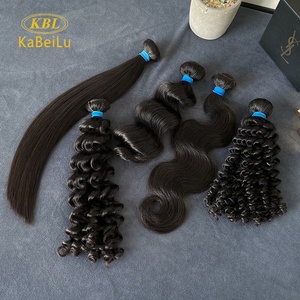 Lot de Cheveux Naturels KBL de 10 à 50 Pouces, Lots de Cheveux Kabeilu en Gros avec Bande Élastique Bleue, Nouveau Produit Cheveux KBL Thaïlande - Product Image 2