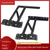 Ajusteur de hauteur pliable multifonctionnel à ressort Toptable Table basse Accessoires de rangement Quincaillerie fonctionnelle Meubles