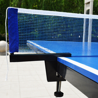 Ensemble de support de tennis de table portable pour sports de plein air, en acier 301-4, dimensions 3-7 cm, filet et poteaux de tennis de table