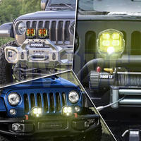 OVOVS Phare LED Tout-Terrain de 7 Pouces 8500 Lumens pour 4x4 VTT VUS UTV Camion