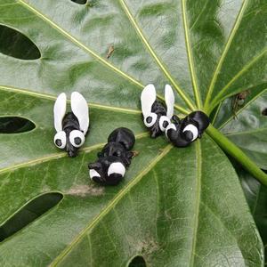 3D สามารถพิมพ์ยุงน่ารักและมดของตกแต่ง-ประติมากรรมขนาดเล็กที่มีดวงตาสีขาวและตัวสีดำ - Product Image 2