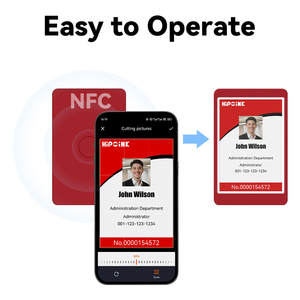 <span class=keywords><strong>Carte</strong></span> magnétique électronique NFC <span class=keywords><strong>E</strong></span>-Paper pour réfrigérateur, affichage de messages, notes et mémos - Product Image 3