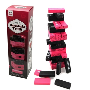 <span class=keywords><strong>Jeu</strong></span> d'empilage <span class=keywords><strong>en</strong></span> <span class=keywords><strong>bois</strong></span> de 54 pièces pour enfants et adultes, construisez l'équilibre et renversez la <span class=keywords><strong>tour</strong></span> pour le plaisir <span class=keywords><strong>en</strong></span> famille - Product Image 1