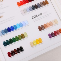 Kit de Esmalte de Uñas Permanente KLANA de 100 Colores con Carta de Colores, Esmalte de Gel de Color Sólido de 10 ml, Gel de Uñas Nude de Larga Duración para OEM ODM