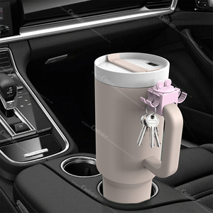 Stainless Steel Water Cup Silicone <b>Key</b> Organizer Lipstick Holder Ring Container <b>Hanger</b> Hooks - Product Image 2