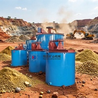 Cuve de mélange industrielle avec agitateur pour le traitement de boues de réactifs minéraux dans les installations minières