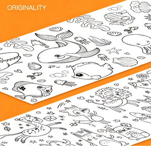 Autocollants de journal à gratter pour enfants, thème dessin animé, à coller facilement, pour divertissement intérieur, vente en gros - Product Image 4