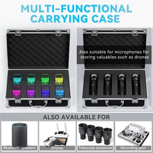 Muestra gratis de viaje personalizado profesional de negocios breve de aluminio portátil duro Carring maletín negro caja de aluminio con rejilla de bricolaje - Product Image 6