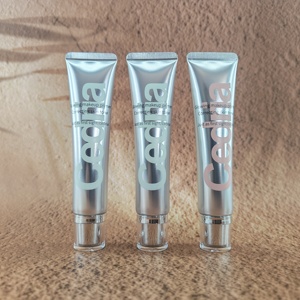 Luxury High Shiny Material ABL Tube Packaging Cosmetic Aluminum Plastic Tube For Growing Makeup Primer <b>Sunscreen</b> Tube Packaging - Product Image 4