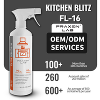 Dégraissant Puissant pour la Maison Fraxen Lab – Spray Dégraissant Efficace pour Cuisinière, Hotte et Comptoir de Cuisine – OEM ODM