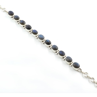 Bracelet en argent sterling 925 avec labradorite, fait main, bijoux en pierres précieuses naturelles, à porter tous les jours, bracelet élégant pour femmes, bracelet tendance