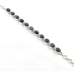 Pulsera de Labradorita de Plata de Ley 925, Joyería Hecha a Mano con Piedras Preciosas Naturales, Pulsera Elegante de Moda para Mujer para Uso Diario - Product Image 2