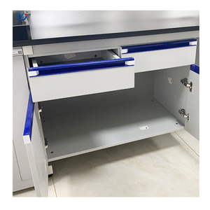 Banco de laboratorio resistente a productos químicos Estación de trabajo central de acero Mesa de laboratorio - Product Image 5