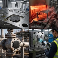 Étiquette RFID UHF haute température 200°C, 20 mm, en téflon sur métal, IP68, résistante aux acides et aux produits chimiques, pour le suivi des moules industriels et des conduites d'huile