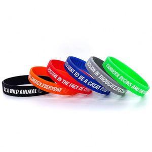 Pulseras Deportivas de Baloncesto Personalizadas de Goma, Pulsera de Silicona Personalizada para Hombre - Product Image 2