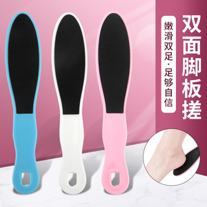 Râpe à pieds, lime à pieds double face en papier de verre, éliminateur de callosités, brosse exfoliante pour pieds, brosse à pieds, coupe-ongles pour pieds, tampon exfoliant pour pieds. - Product Image 5
