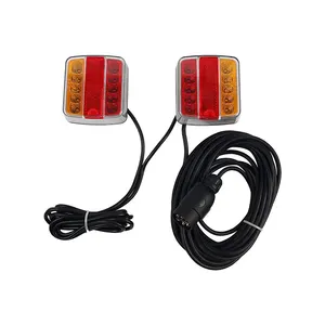 Wholesale High Quality Dual Color Trailer Indicator Light Led Magnetic Wireless Trailer Towing Lights
