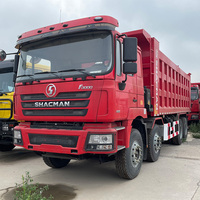 Camion benne Shacman F3000 8x4, années 2021-2026, moteur Cummins, camion basculant Weichai pour l'Amérique latine et l'Afrique