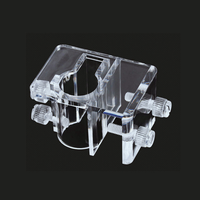Pince fixe en acrylique pour aquarium, accessoires de buse d'entrée/sortie d'eau, régulateur de décapage de film gras pour aquarium