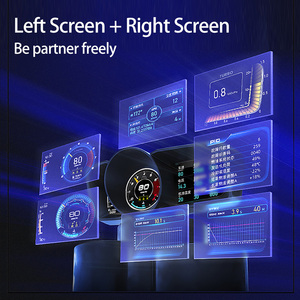 Affichage tête haute universel pour voiture Hud Obd Gps <span class=keywords><strong>Speedo</strong></span> Meter RPM Turbo Pressure Varie Interface OBD2 Heads Display for Safety Driving - Product Image 6