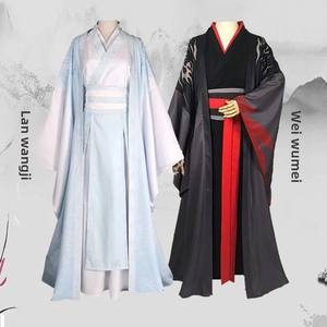 Costume de <span class=keywords><strong>cosplay</strong></span> de personnage Mo Dao Zu Shi - Ensemble Hanfu ancien chinois, tenue de jeu de rôle d'anime - Product Image 1