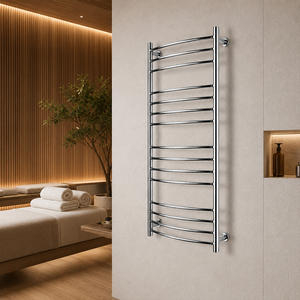 <span class=keywords><strong>Scaldasalviette</strong></span> Elettrico da Parete in Acciaio Inossidabile Resistente per Bagno, Spa e Salone - Product Image 1