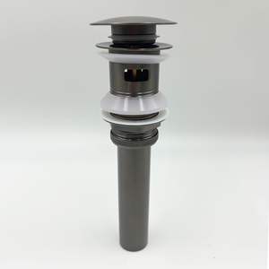 Desagüe de lavabo de baño de acero inoxidable DB 304 con tapón de drenaje emergente para lavabo de lavabo - Product Image 5