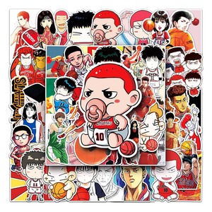 สติกเกอร์การ์ตูนมังงะกันน้ำ PVC 57 ชิ้น จากโรงงานโดยตรง สติกเกอร์อนิเมะ <span class=keywords><strong>Slam</strong></span> <span class=keywords><strong>Dunk</strong></span> - Product Image 5