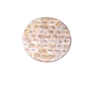 Handmade Mother of Pearl Coaster Available in Other Shapes and Sizes Tableware Coaster for Coffee Table - Product Image 1