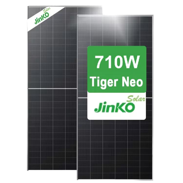 Jinko Tiger Neo N型66HL5-BDV 695W 700W 710W 715W 715W 720 W両面デュアルガラスソーラー ...