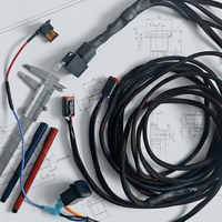 Maßgefertigte Motorrad-Elektrosystem-Kabelkonfektion Batterie-Aufbewahrungskabel OEM/ODM