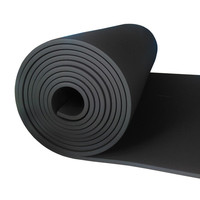 Panneau en mousse de caoutchouc NBR-PVC insonorisant, isolant thermique et ignifuge B1
