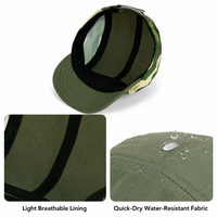 Casquette de baseball imperméable en nylon pour enfants avec visière incurvée, couleur camouflage, pour garçons et filles, été, plage, sports de plein air, voyage