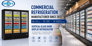Réfrigérateur Commercial à Porte Vitrée pour Boissons, Vitrine Réfrigérée Verticale, Congélateur, Prix Usine - Product Image 3
