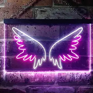 Free-Custom-design Let's Party Neon Lights LED Neon Sign Wings Noen Light