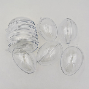 Bolas Huecas Acrílicas en Forma <span class=keywords><strong>de</strong></span> Huevo, Transparentes, Rellenables, <span class=keywords><strong>para</strong></span> Decoración <span class=keywords><strong>de</strong></span> Árboles <span class=keywords><strong>de</strong></span> Navidad, San Valentín, Hogar, Bodas y Fiestas - Product Image 4