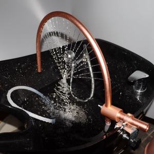 Équipement de salon Zxm, lavabo pour cheveux avec accessoires, hauteur réglable, circulation d'eau, thérapie capillaire, spa capillaire - Product Image 2