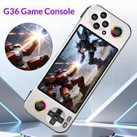 Console de jeu portable open source Landscape, nouvelle console rétro avec double joystick, double joueur, grand écran, WiFi, système d'exploitation 64 bits