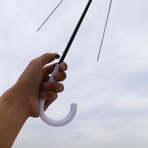 Parapluie Transparent de Gros pour Usine, Parapluie Droit à 8 Baleines à Ouverture Automatique avec Longue Poignée, Parasol Soleil & Ombre - Product Image 4